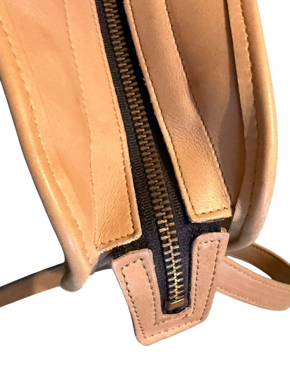 Vintage 90s Coach Brighton Leather Bag Purse British Tan Made in the USA - Picture 16 of 16